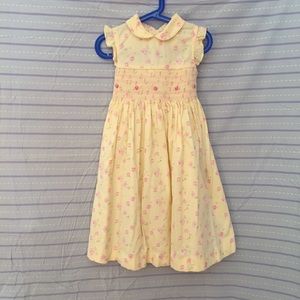 Yellow Floral Children’s Dress